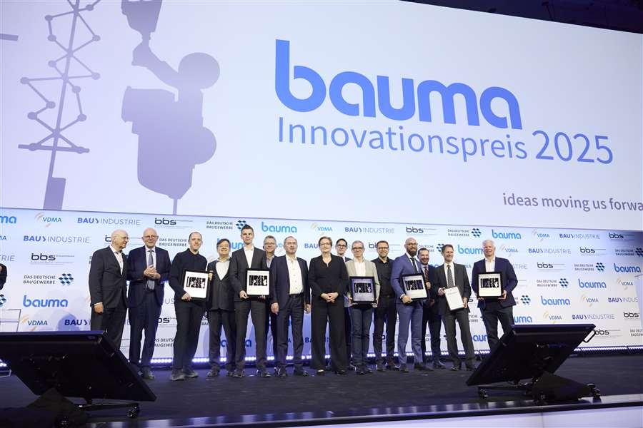 Cinco vencedores nomeados no Prêmio Bauma Innovation Awards 2025