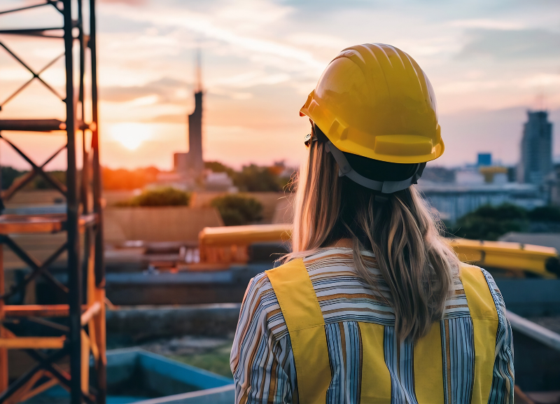 Presença feminina na construção civil avança 120% em uma década